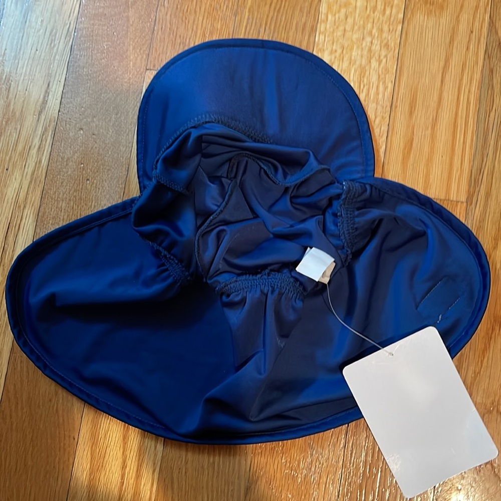Toddler Swim/Sun Hat. UPF 50. Flap Happy. NWT